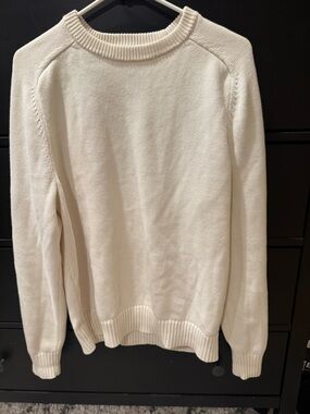 J Crew Heritage Ivory Sweater Men